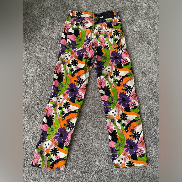 BDG Floral 70s Print Hippie Pants - Picture 2 of 8